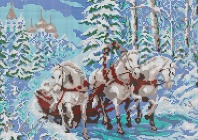 Русская тройка, фотография